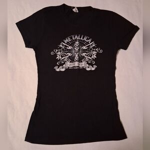 Women's Black Vintage Metallica Medium